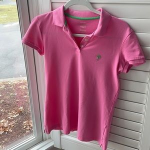 Lilly Pulitzer Pink Polo